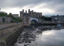 Conwy Castle cycling