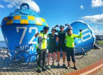 Cyclists on Coast to Coast route